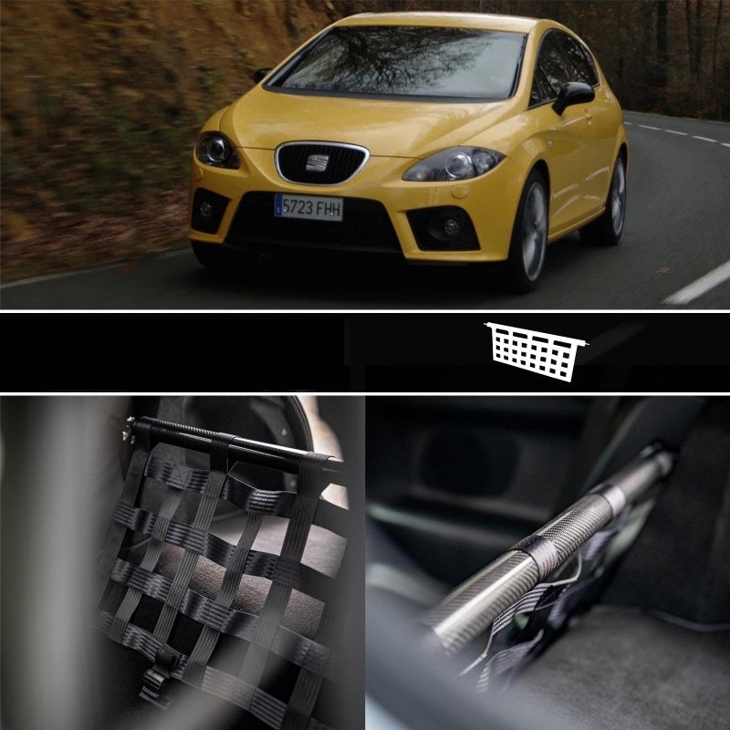 Clubsport Set - Strebe mit Netz für Seat Leon 1P